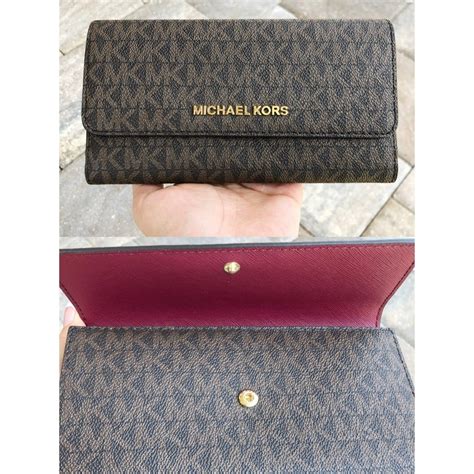 michael kors big valley wallet|Michael Kors oversized wallet.